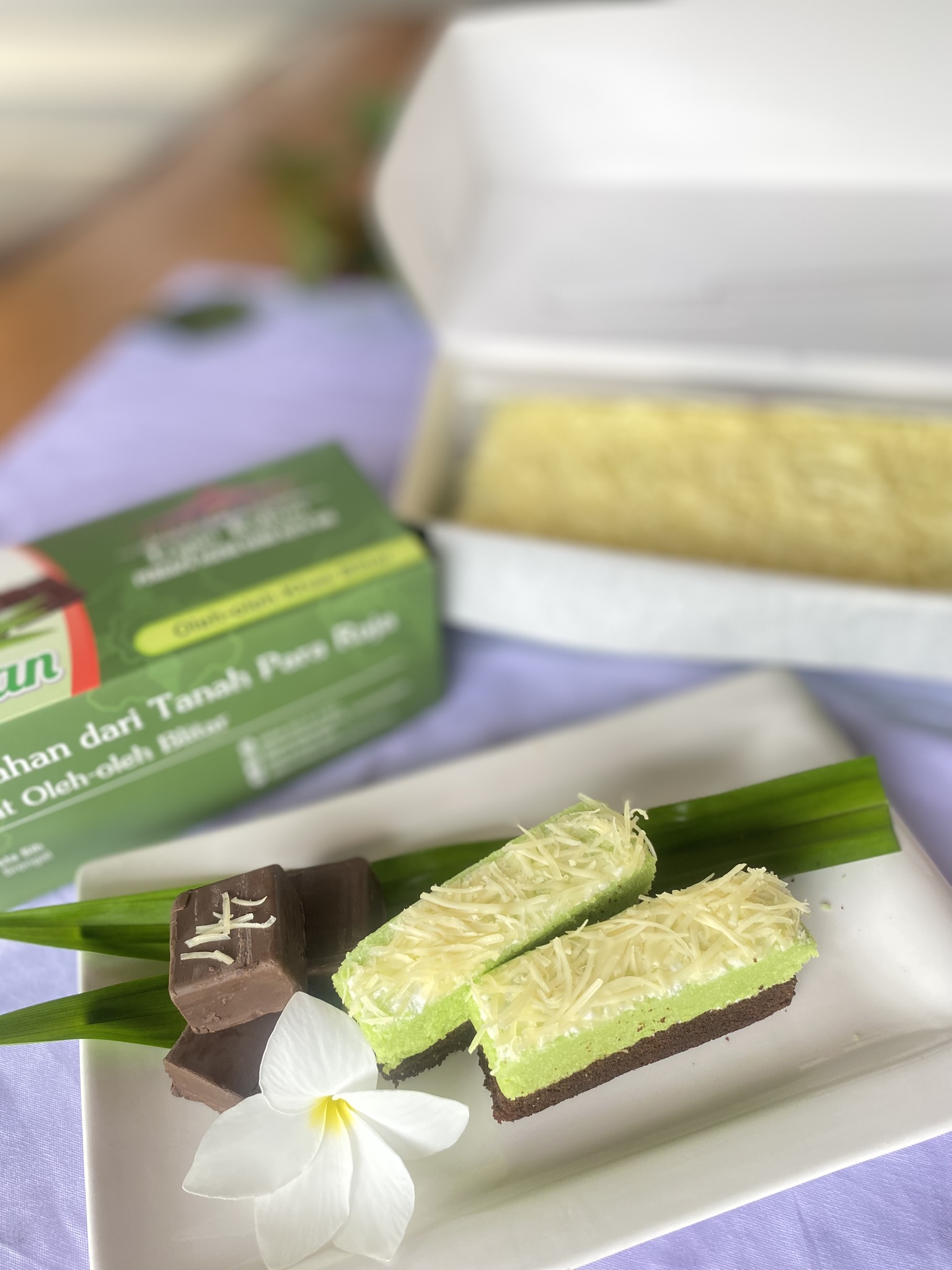 Lapis Kukus Choco Pandan